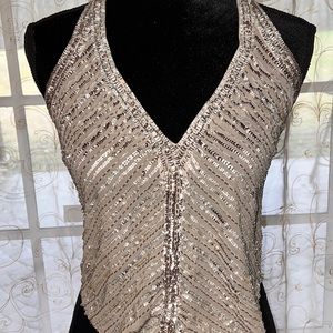 Vicky Secret sequence halter top💜 Sooo much fun! Never worn, sadly🥺😂